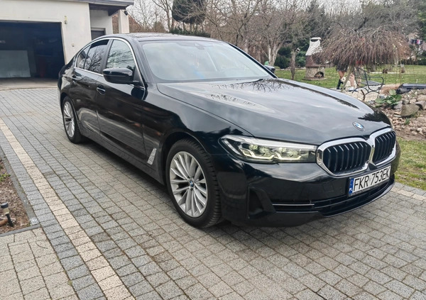 BMW Seria 5 cena 159000 przebieg: 44000, rok produkcji 2021 z Mielec małe 172